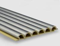 Pipe silver metal 2800x123x15